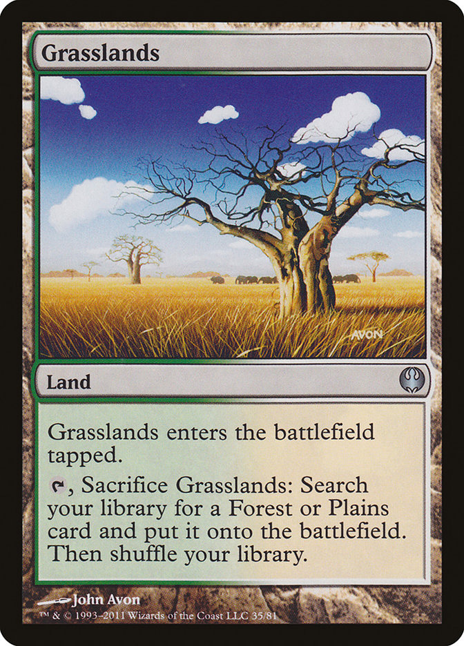 Grasslands 35 (Duel Decks: Knights vs. Dragons)  | Good Games Adelaide SA
