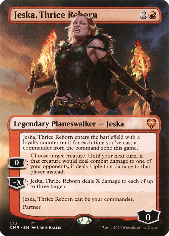 Jeska, Thrice Reborn 513 (Commander Legends)  - Borderless | Good Games Adelaide SA