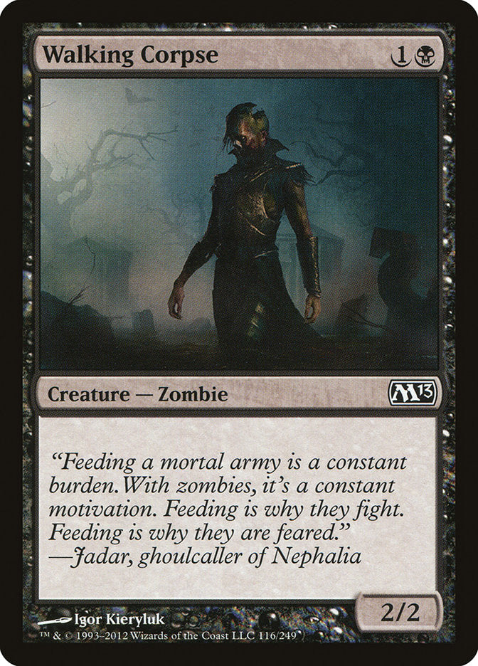 Walking Corpse 116 (Magic 2013 (M13))  - Foil | Good Games Adelaide SA