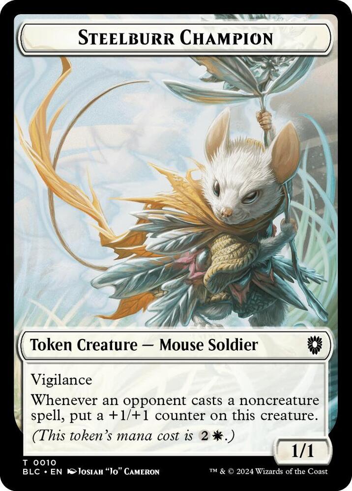 Steelburr Champion Squid Double Sided Token 10 // 17 (Commander: Bloomburrow)  | Good Games Adelaide SA