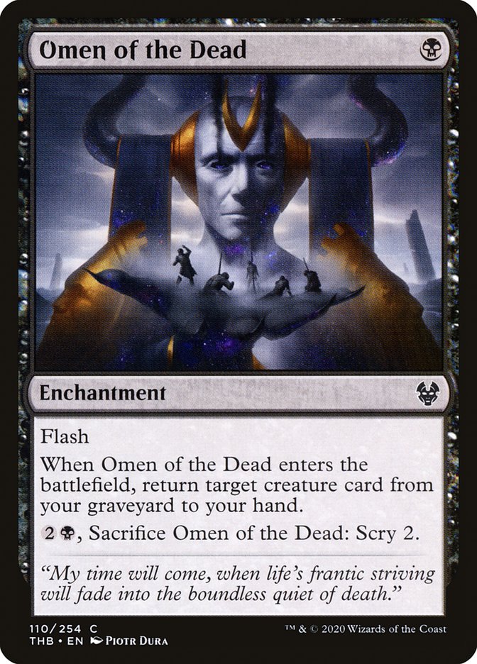 Omen of the Dead 110 (Theros Beyond Death)  - Foil | Good Games Adelaide SA