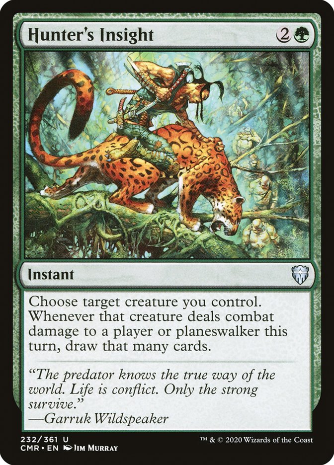 Hunter's Insight 232 (Commander Legends)  - Foil | Good Games Adelaide SA
