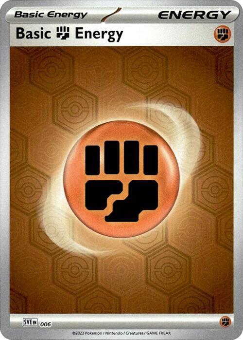 Basic Fighting Energy 6 (SV: Shrouded Fable)  - Reverse Holofoil | Good Games Adelaide SA