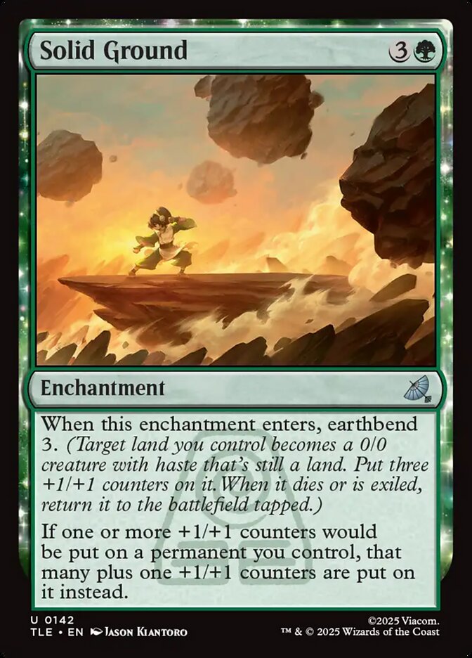 Solid Ground 142 (Avatar: The Last Airbender: Eternal-Legal)  - Foil | Good Games Adelaide SA
