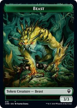 Beast 018 Beast 019 Double Sided Token 18 // 19 (Commander Legends)  | Good Games Adelaide SA