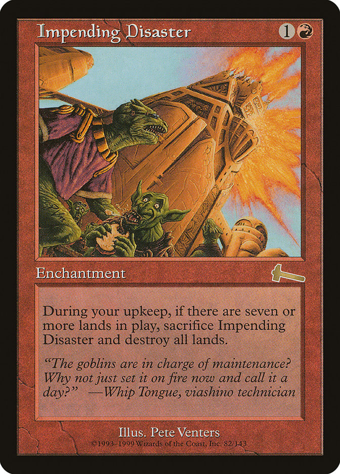 Impending Disaster 82 (Urza's Legacy)  - Foil | Good Games Adelaide SA