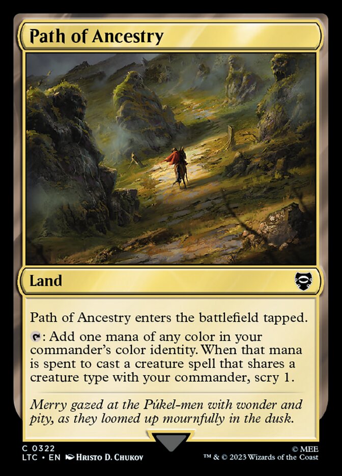 Path of Ancestry 322 (Commander: The Lord of the Rings: Tales of Middle-earth)  | Good Games Adelaide SA