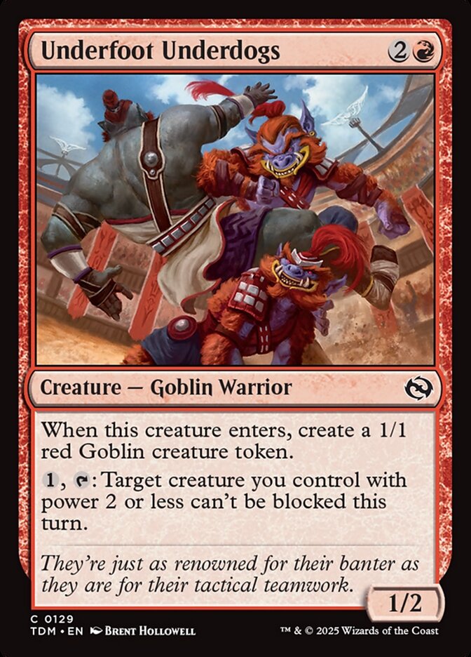 Underfoot Underdogs 129 (Tarkir: Dragonstorm)  | Good Games Adelaide SA