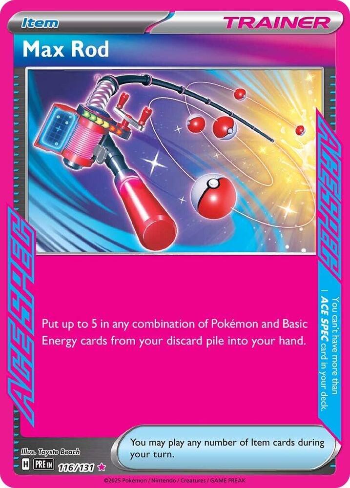 Max Rod 116/131 (SV: Prismatic Evolutions)  - Holofoil | Good Games Adelaide SA