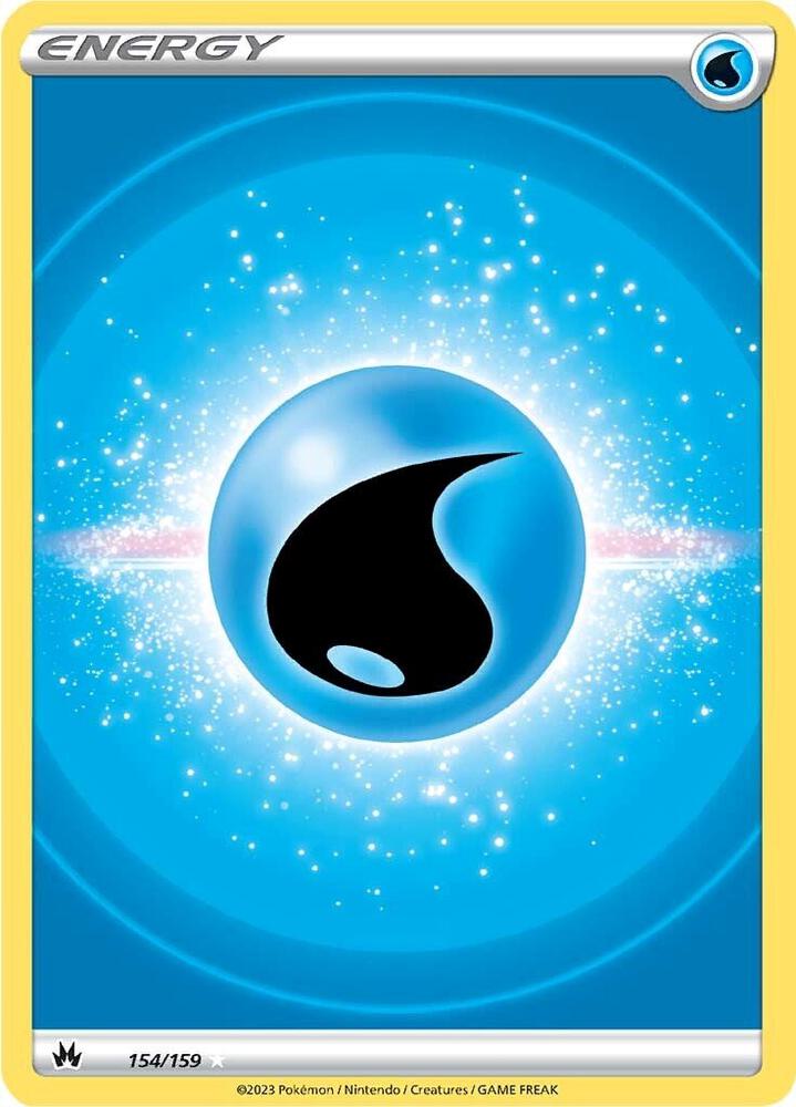 Water Energy Texture Full Art 154/159 (Crown Zenith)  - Holofoil | Good Games Adelaide SA