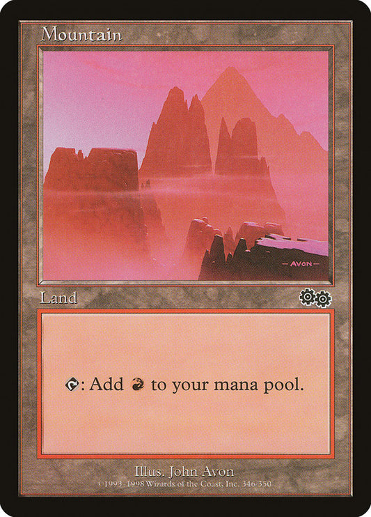 Mountain 346 346 (Urza's Saga) 