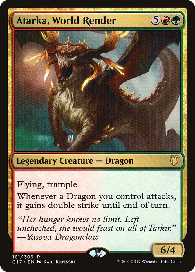 Atarka, World Render 161 (Commander 2017)  | Good Games Adelaide SA