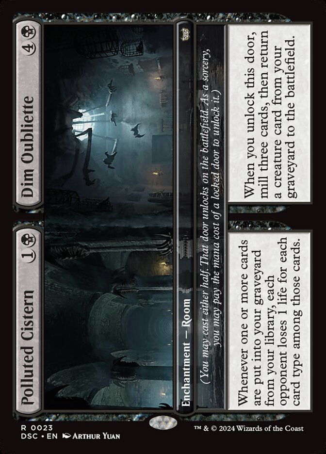 Polluted Cistern Dim Oubliette 23 (Commander: Duskmourn: House of Horror)  | Good Games Adelaide SA