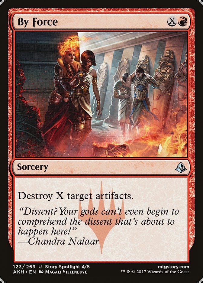 By Force 123 (Amonkhet)  - Foil | Good Games Adelaide SA