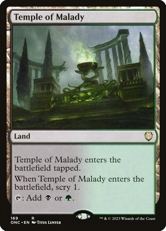 Temple of Malady 169 (Commander: Phyrexia: All Will Be One)  | Good Games Adelaide SA
