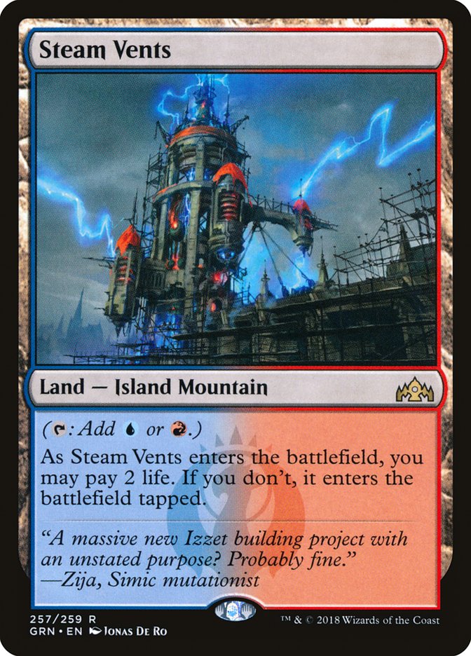 Steam Vents 257 (Guilds of Ravnica)  | Good Games Adelaide SA