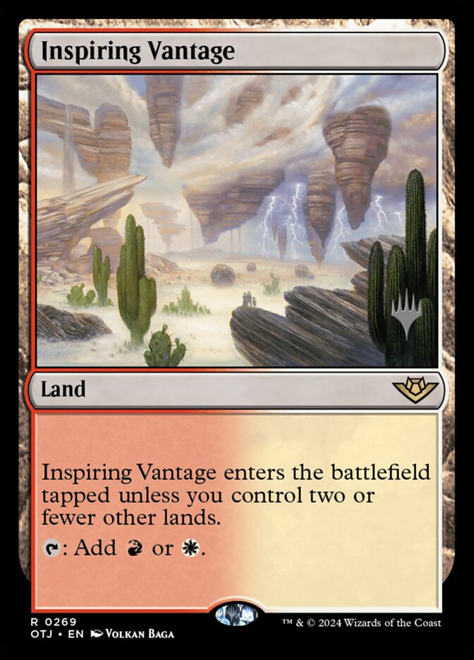 Inspiring Vantage 269 (Promo Pack: Outlaws of Thunder Junction)  - Foil | Good Games Adelaide SA