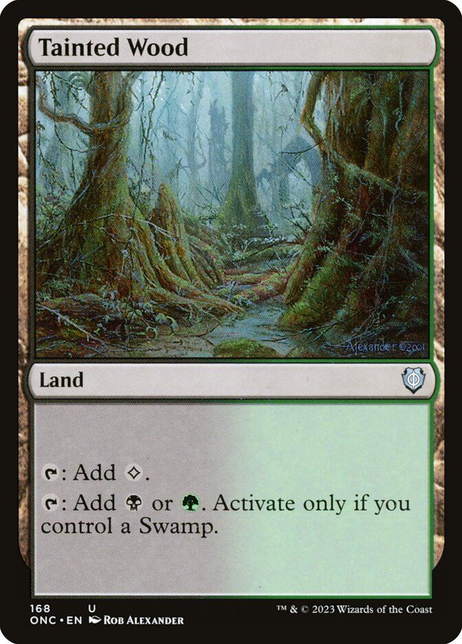 Tainted Wood 168 (Commander: Phyrexia: All Will Be One)  | Good Games Adelaide SA