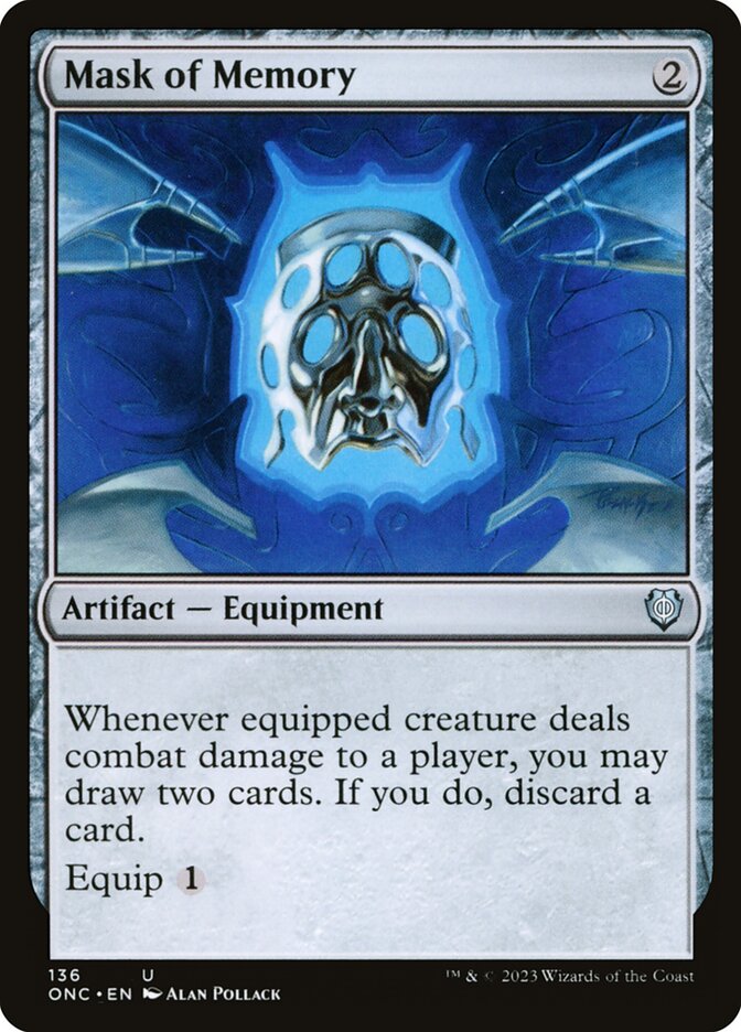 Mask of Memory 136 (Commander: Phyrexia: All Will Be One)  | Good Games Adelaide SA
