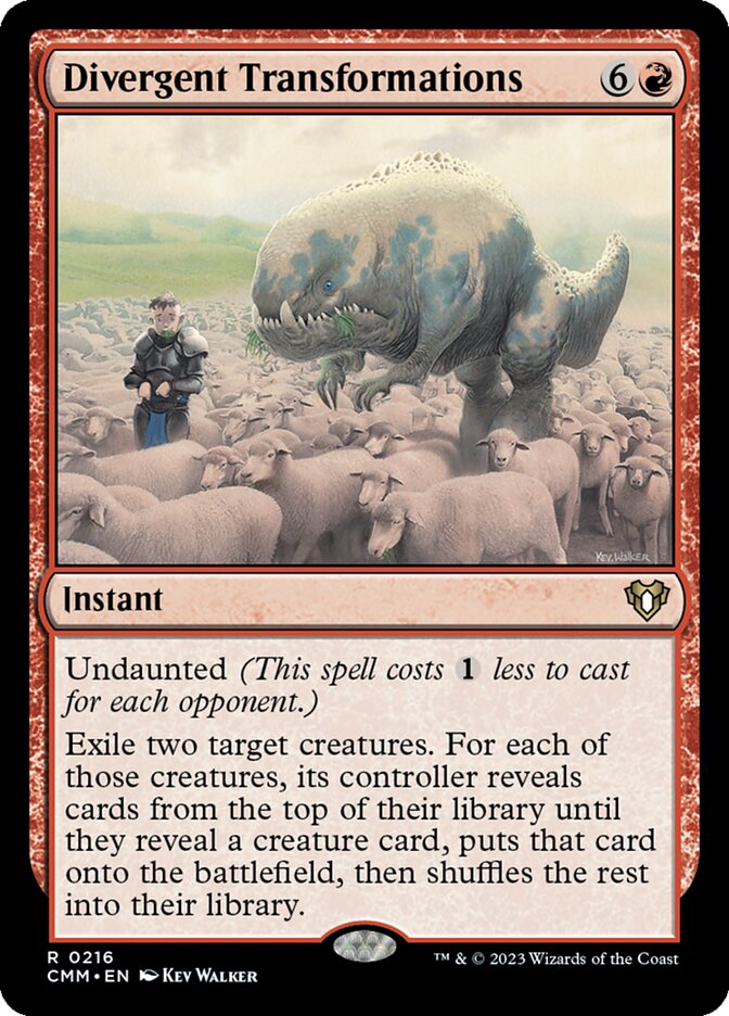 Divergent Transformations 216 (Commander Masters)  - Foil | Good Games Adelaide SA