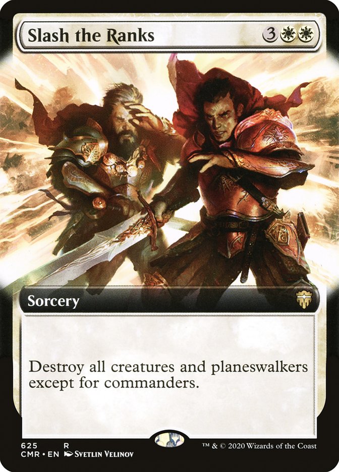 Slash the Ranks 625 (Commander Legends)  - Extended Art Foil | Good Games Adelaide SA