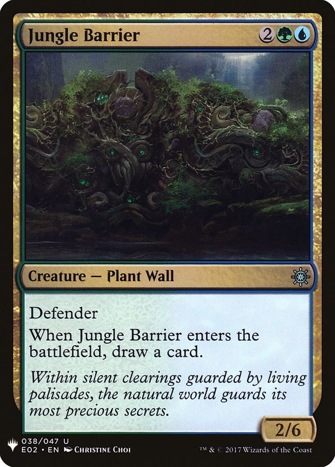 Jungle Barrier 38 (The List Reprints)  | Good Games Adelaide SA