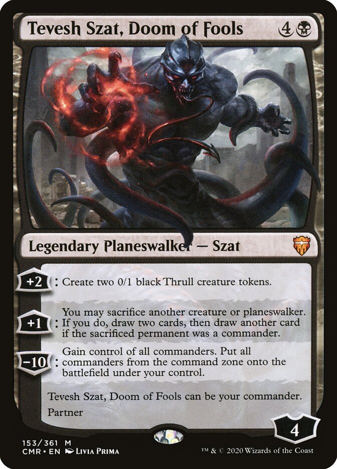 Tevesh Szat, Doom of Fools 153 (Commander Legends)  - Foil | Good Games Adelaide SA