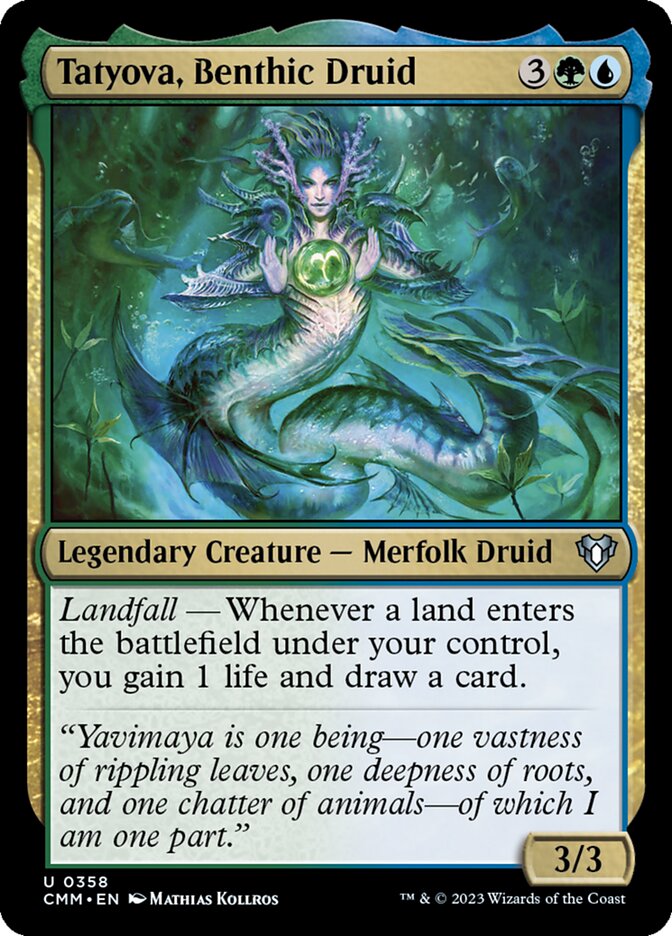 Tatyova, Benthic Druid 358 (Commander Masters)  | Good Games Adelaide SA