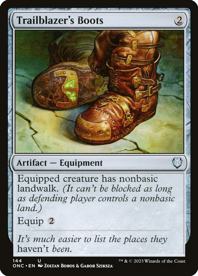 Trailblazer's Boots 144 (Commander: Phyrexia: All Will Be One)  | Good Games Adelaide SA