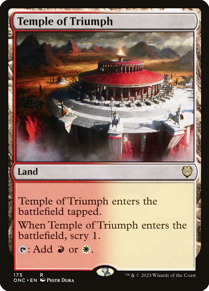 Temple of Triumph 173 (Commander: Phyrexia: All Will Be One)  | Good Games Adelaide SA