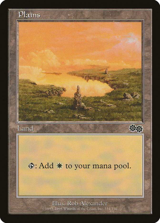 Plains 334 (Urza's Saga)  | Good Games Adelaide SA