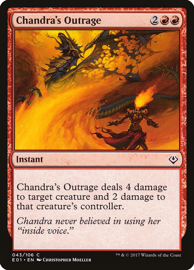 Chandra's Outrage 43 (Archenemy: Nicol Bolas)  | Good Games Adelaide SA