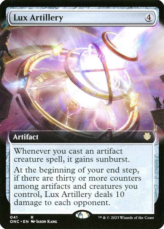 Lux Artillery 41 (Commander: Phyrexia: All Will Be One)  - Extended Art Foil | Good Games Adelaide SA