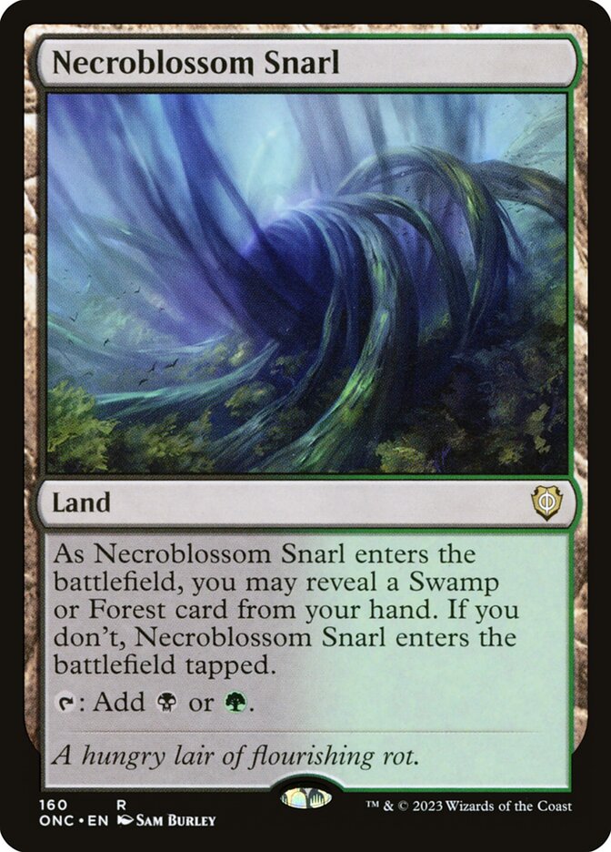 Necroblossom Snarl 160 (Commander: Phyrexia: All Will Be One)  | Good Games Adelaide SA