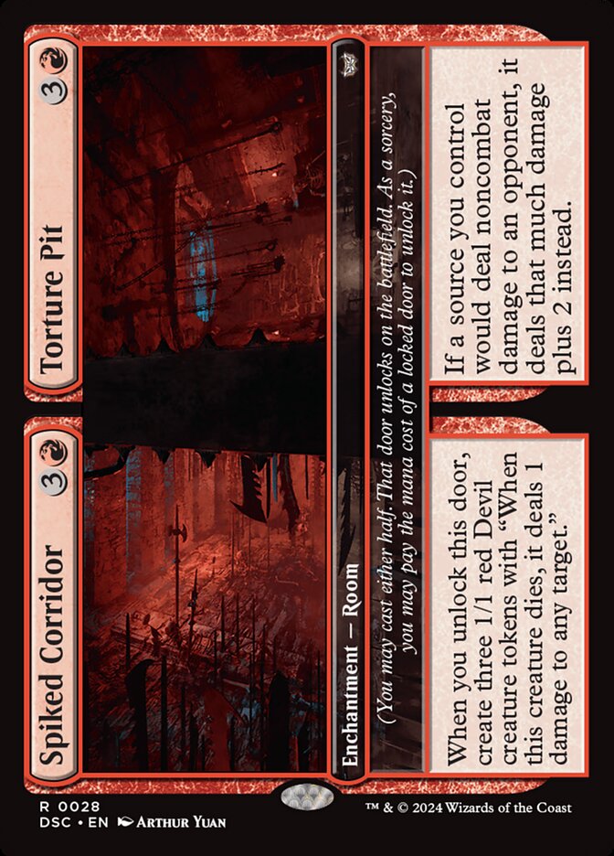 Spiked Corridor // Torture Pit 28 (Commander: Duskmourn: House of Horror)  | Good Games Adelaide SA