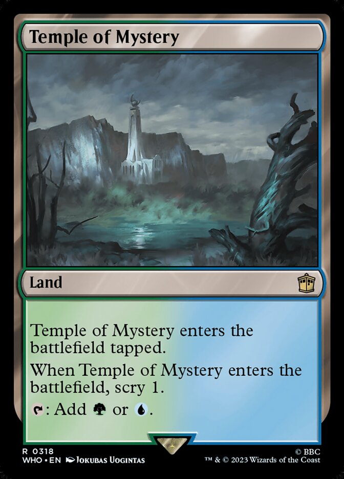 Temple of Mystery 318 (Universes Beyond: Doctor Who)  - Foil | Good Games Adelaide SA