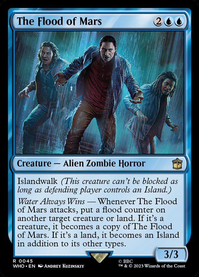 The Flood of Mars 45 (Universes Beyond: Doctor Who)  - Foil | Good Games Adelaide SA