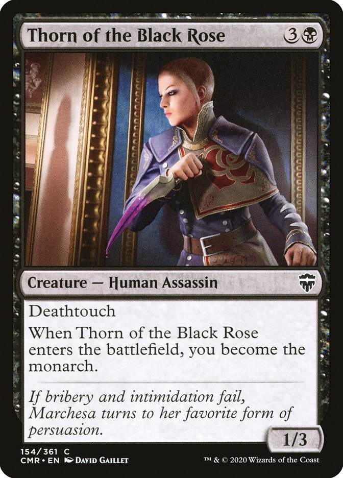 Thorn of the Black Rose 154 (Commander Legends)  - Foil | Good Games Adelaide SA