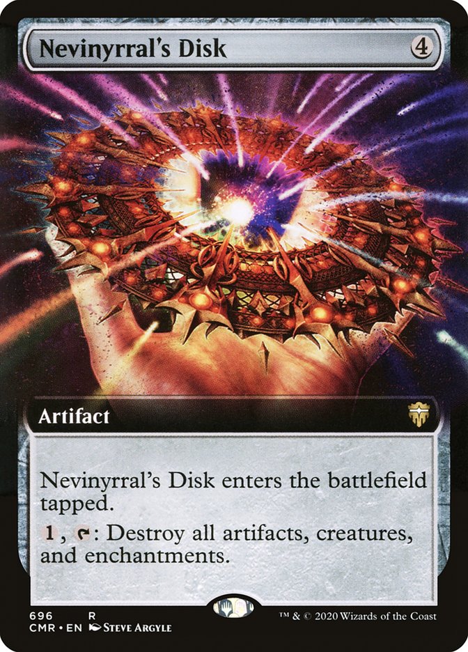 Nevinyrral's Disk 696 (Commander Legends)  - Extended Art | Good Games Adelaide SA
