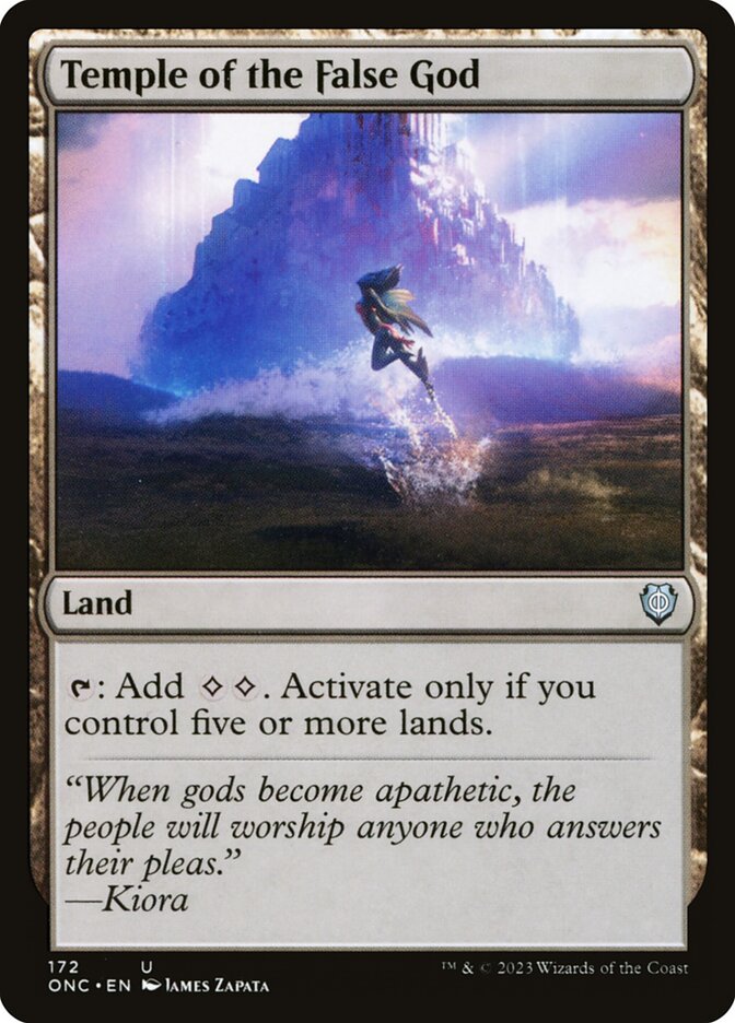 Temple of the False God 172 (Commander: Phyrexia: All Will Be One)  | Good Games Adelaide SA
