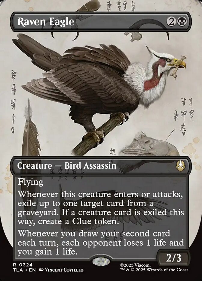 Raven Eagle Borderless 324 (Avatar: The Last Airbender)  - Foil | Good Games Adelaide SA