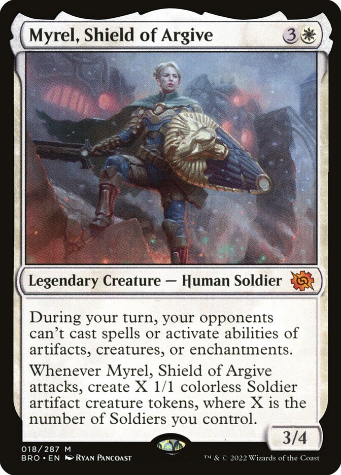 Myrel, Shield of Argive 18 (The Brothers' War)  | Good Games Adelaide SA