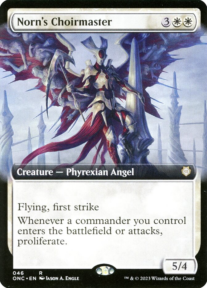 Norn's Choirmaster 46 (Commander: Phyrexia: All Will Be One)  - Extended Art | Good Games Adelaide SA