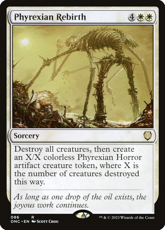 Phyrexian Rebirth 86 (Commander: Phyrexia: All Will Be One)  | Good Games Adelaide SA