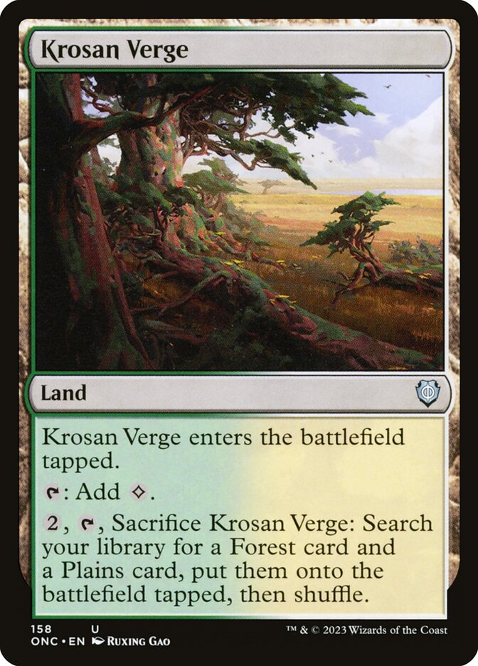 Krosan Verge 158 (Commander: Phyrexia: All Will Be One)  | Good Games Adelaide SA