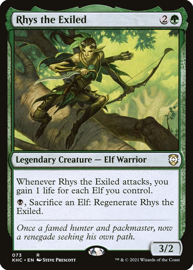 Rhys the Exiled 73 (Commander: Kaldheim)  | Good Games Adelaide SA