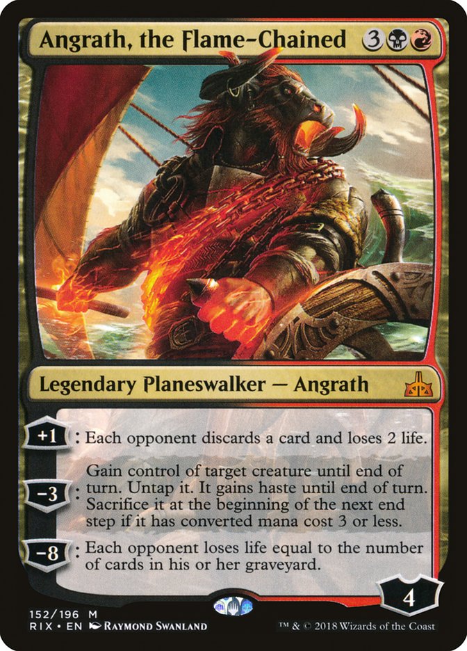 Angrath, the Flame-Chained 152 (Rivals of Ixalan)  | Good Games Adelaide SA