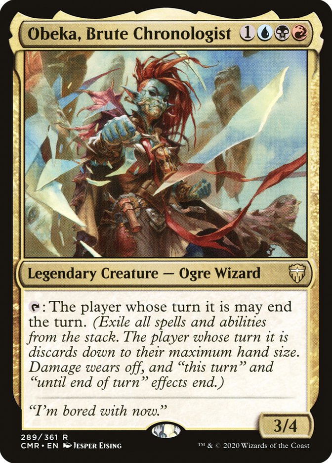 Obeka, Brute Chronologist 289 (Commander Legends)  - Foil | Good Games Adelaide SA