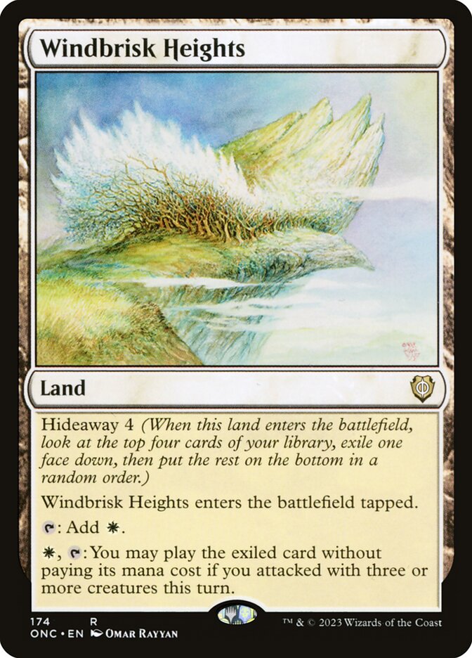 Windbrisk Heights 174 (Commander: Phyrexia: All Will Be One)  | Good Games Adelaide SA