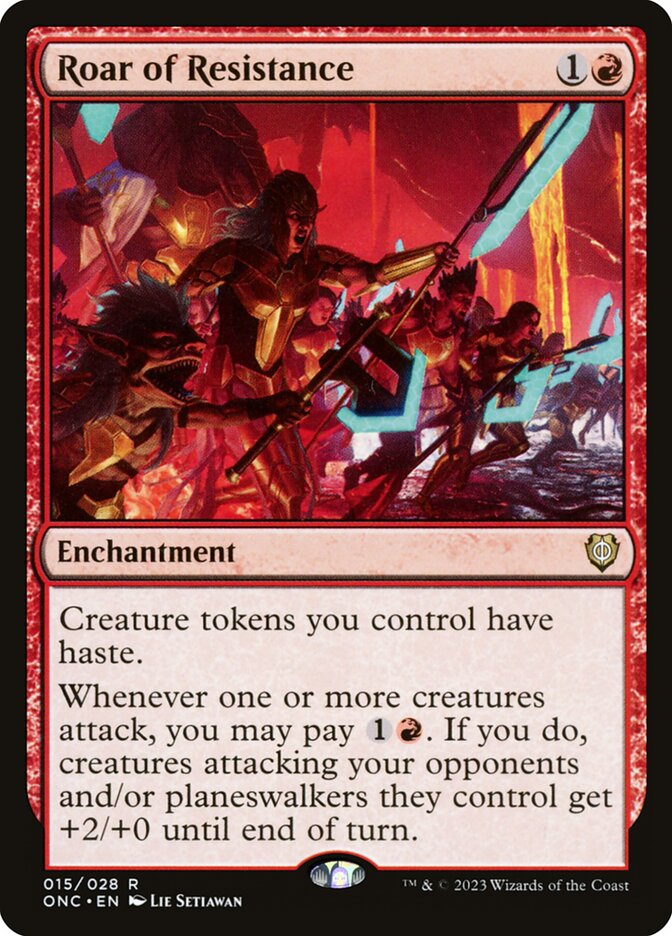 Roar of Resistance 15 (Commander: Phyrexia: All Will Be One)  | Good Games Adelaide SA